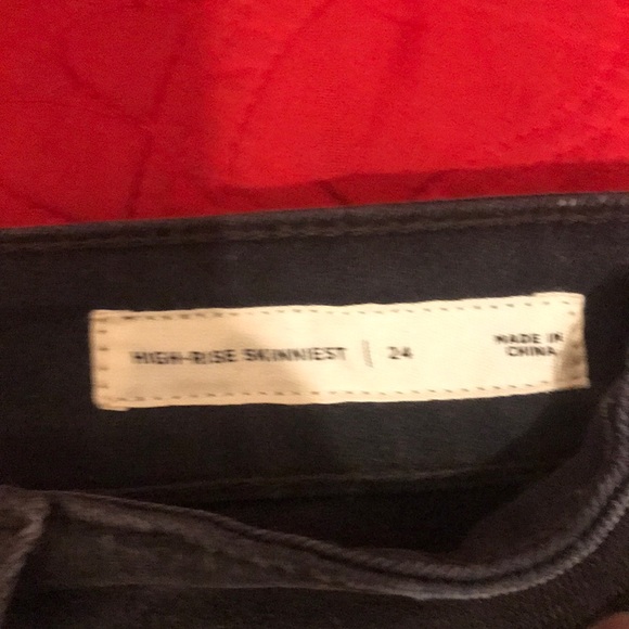 High Rise Gray Jeans - Picture 3 of 3